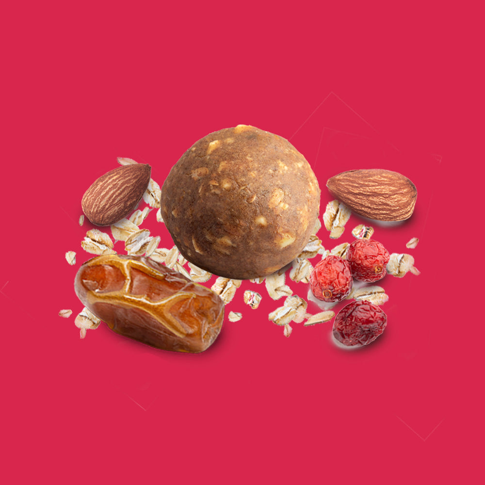 Energy Balls with Cranberries + Almond