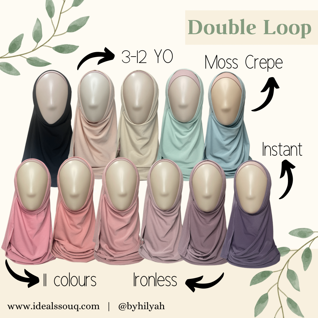 Kids Instant Double Loop Shawl