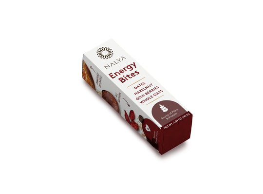 Energy Bites with Goji Berries + Hazelnut