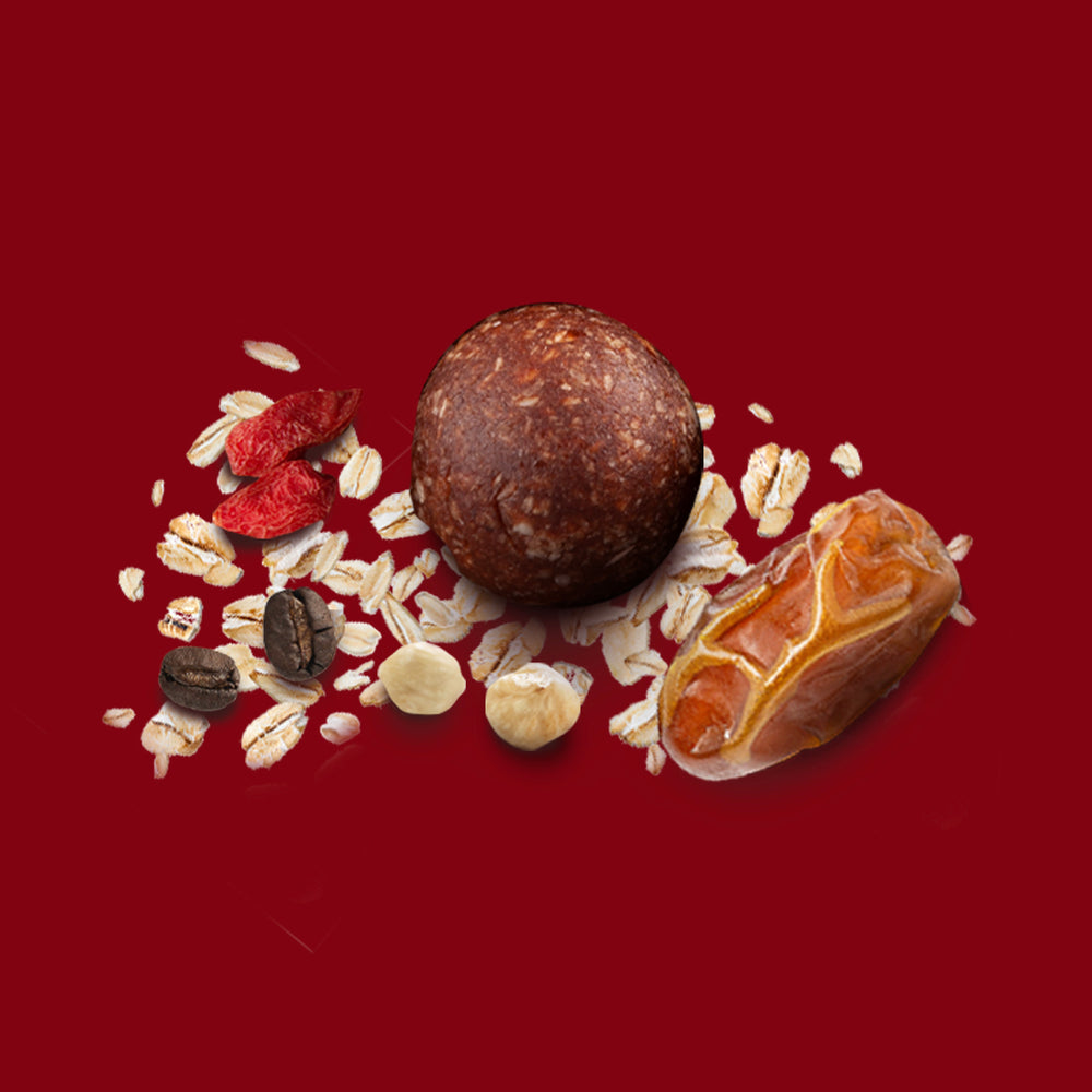 Energy Bites with Goji Berries + Hazelnut