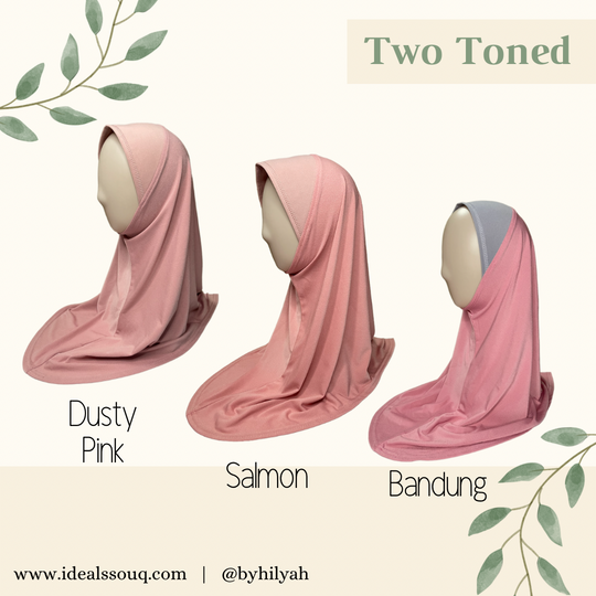 Two-toned Kids Hijab