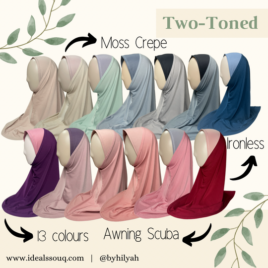Two-toned Kids Hijab