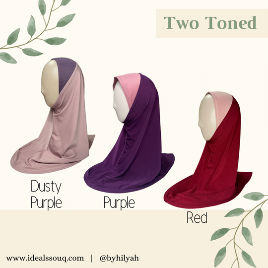Two-toned Kids Hijab