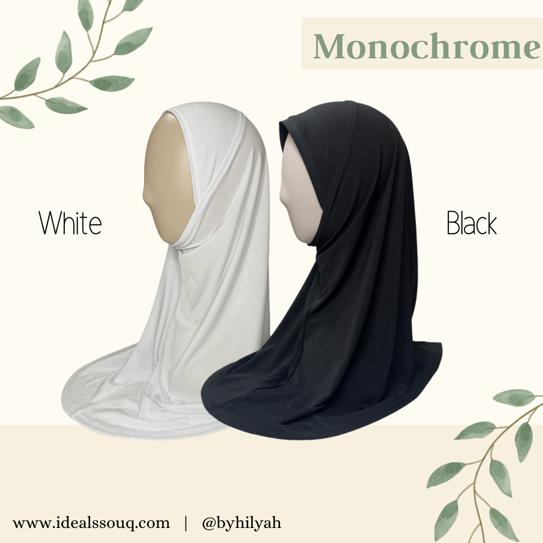 Kids Monochrome Hijab