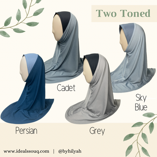 Two-toned Kids Hijab