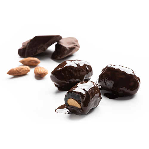 Dark Chocolate Covered Date with Almonds